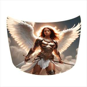 Hood Art Angyal Motívum Autó Motorháztető Fólia - L (180x130cm)