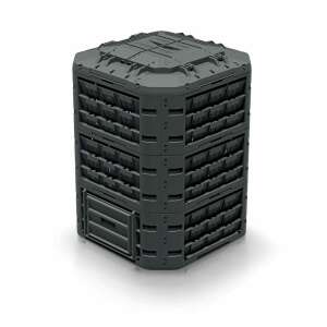 Compostor de gradina, 950 L, negru, Compogreen, Vario