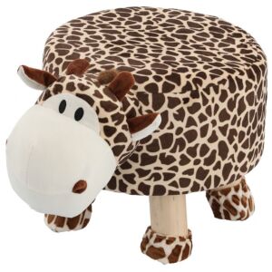 Taburetka pre deti, 28x25cm, max 50kg, model žirafy