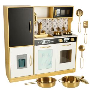 LOLILO 82cm wooden play kitchen with accessories - Play Kitchen & Toy Kitchen