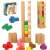 Catamino Educational Brain Tower wooden puzzle game with colorful blocks and numbers, for kids