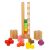Ikonka Montessori Wooden Puzzle Blocks with Numbered Tower
