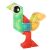 Ikonka 3D Magnetische Bausteine Vogelfigur, Lernspielzeug