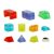 Ikonka 3D magnetic building blocks with LED lights, 32 pieces set