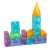 Magnetic building blocks castle shape, LED light up, 3D construction set, kids toys, STEM toys