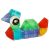 Ikonka 3D magnetic building blocks duck figure