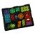 Ikonka 3D magnetic building blocks 64-piece set in storage tray
