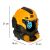 Ikonka Céllövő Robot Head Target Toy - Yellow, dimensions