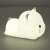 White silicone cat night light, RGB color changing