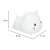 Silicone night light - reclining white RGB kitten 109586366
