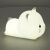 White silicone cat night light, RGB color changing