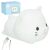 Szilikon lying white RGB cat night light with box and USB cable