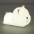 White silicone cat night light, RGB color changing