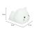 Silicone night light - reclining white RGB kitten 109586366