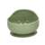 Green silicone bowl with suction base for baby food
