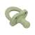 Close-up of Ikonka green silicone pacifier