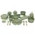 Children's silicone crockery in the shape of a crab set of 19 green 109927865
