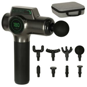 Testmasszázs massage gun with 8 attachments and carrying case - Nonbrand Massage gun