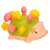 Montessori hedgehog sensory toy with colorful spikes, perfect for toddlers