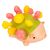 Ikonka Montessori Hedgehog Toy for Fine Motor Skill Development