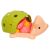 Montessori Sensory Hedgehog in Green 109586394