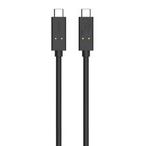 Aukey USB-C - USB-C kábel, 240W, 40Gbps, 0,8m, fekete - Aukey