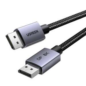 Ugreen DisplayPort 1.4 kábel, 8K 60Hz, 3m, fekete - DisplayPort átalakító