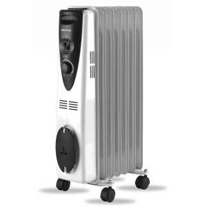 Orion OOR-7 olajradiátor, fehér, kerekekkel - Olajradiátor