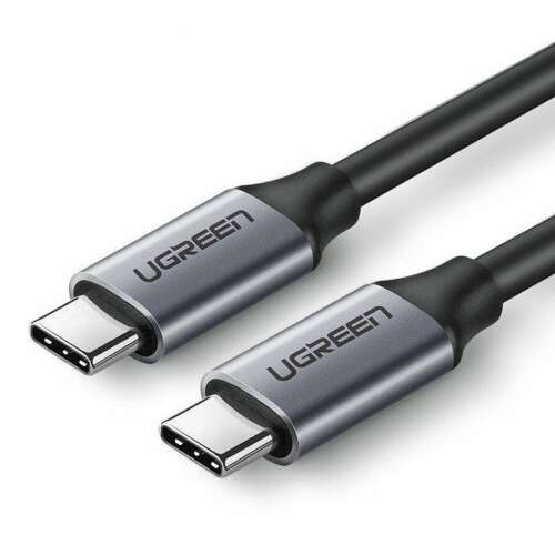 UGREEN USB-C - USB-C kábel, 60W Power Delivery, 1.5m, fekete - USB kábel