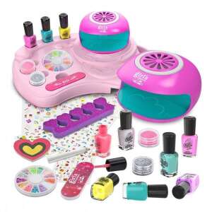 Körmösjáték szárítóval és fényeffektussal, rengeteg kiegészítővel 