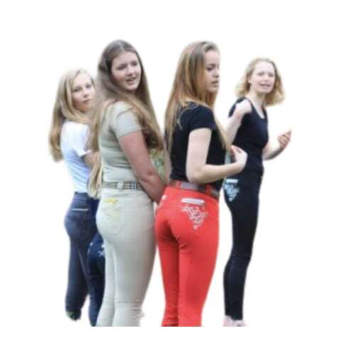 HB Brooklyn gyerek lovaglónadrág, piros, lányok, lovaglás