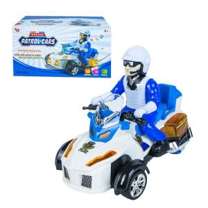 Rendőr motorkerékpár játék fényekkel és hangokkal, akkumulátoros, 3 éves körül - Nonbrand Interaktív gyerek játék