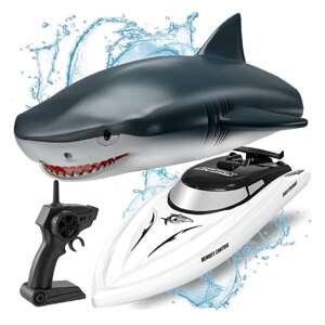 RC Cápa Motorcsónak - Távirányítós Játék - 2.4GHz