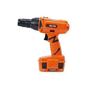 Szerszámkészlet egy kis barkácsoló számára - elemmel működő csavarhúzó és fúró tartozékokkal