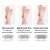 Electric foot callus remover with 3 different grinding heads for different skin conditions