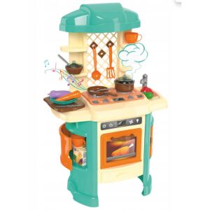 Teddies Kitchen with Accessories, Battery-Powered with Lights and Sounds 145818059 - Play Kitchen & Toy Kitchen
