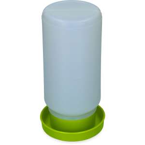 1 liter zöld baromfi itató, tartós műanyagból, könnyen tölthető és mozgatható, 20 cm magas - Sertés