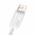 Cablu Baseus Dynamic USB la tip Lightning, 2,4 A, 2 m, alb (CALD000502) 112840395