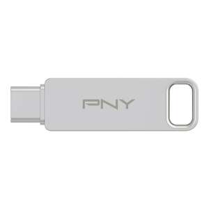 PNY Duo Link USB, srebrny, 256GB - Artykuły techniczne i elektronika