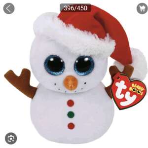Ty Beanie Boos Flurry Hóember Plüss - 15 cm