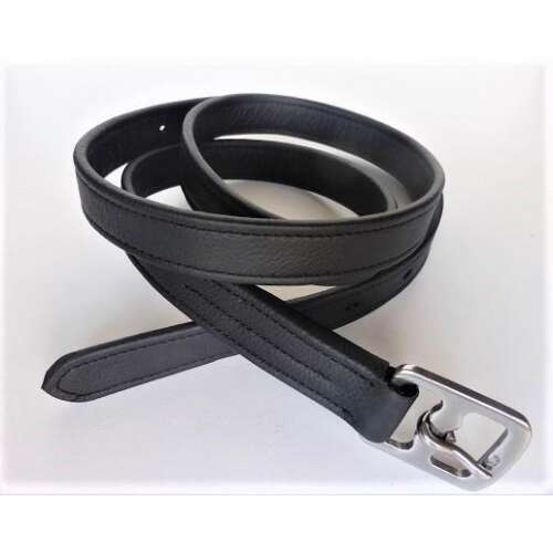 HB Oslo Showtime fekete bőr kengyelszíjak