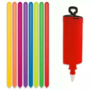 Zestaw z 10 balonami do modelowania i pompka 129965853 - Bułka w powietrzu