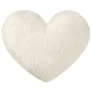 HEART szív alakú párna 40 x 30 cm, fehér 109705282 - Díszpárna