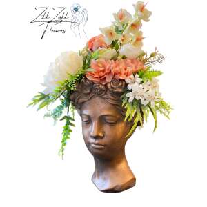 Fejváza Virágcserép - Antik Stílus - 50x30 cm