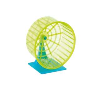 FOP Hamster Exercise Wheel, 15x14x7.5 cm, Green and Blue - Pet Care