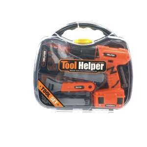 Játék szerszámkészlet, Elemes, Kofferben 