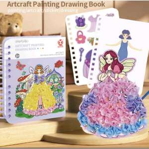 Divattervező, öltöztető füzet 