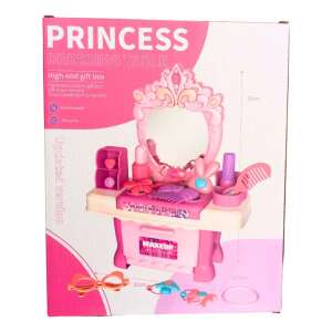 Királylányos sminkasztal, sok kiegészítővel