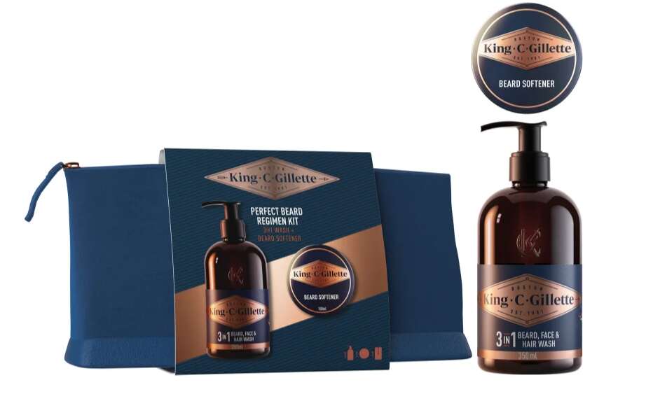 E-shop Gillette King C. 3v1 Perfect Beard Regimen Kit Darčeková sada