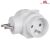 Maclean MCE213 Adaptor de alimentare compact cu 3 prize pentru călătorii